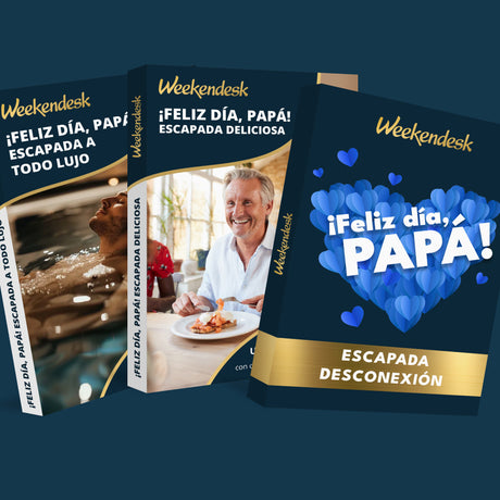 Caja regalo Escapada 3 días familias numerosas + de 350